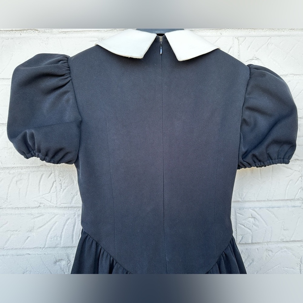 New Shushu/Tong Black Beaded Bow Minidress Size Small - Picture 6 of 16